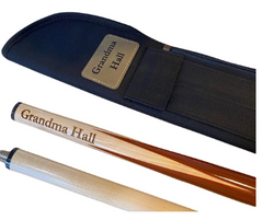 Personalized Pool Billiards Stick - Custom engraved Cue